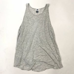 Girls Old Navy heather grey swing tank top tunic